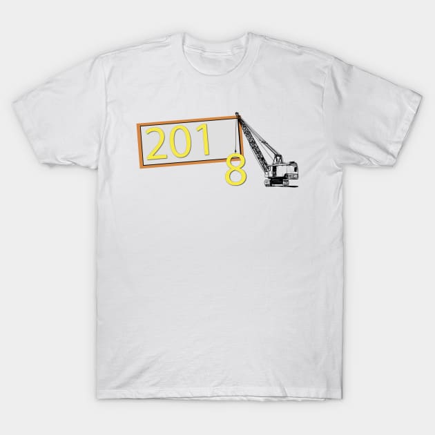 Happy New year Eve 2018 T-Shirt by epoliveira
